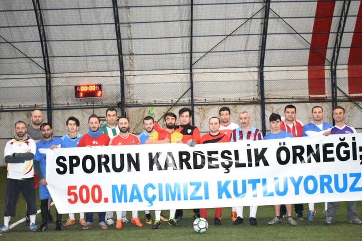 Bulancak\'ta \'Spor Kardeşliği\' 500. Maçını Yaptı