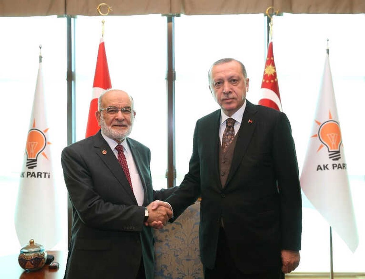 Cumhurbaşkanı Erdoğan, Saadet Partisi Genel Başkanını Kabul Etti