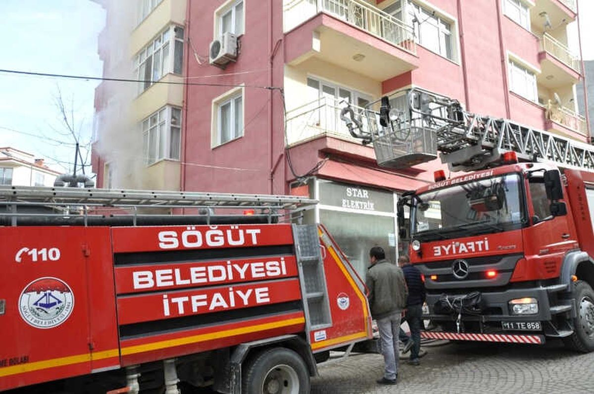 Dükkan Yangını Korkuttu