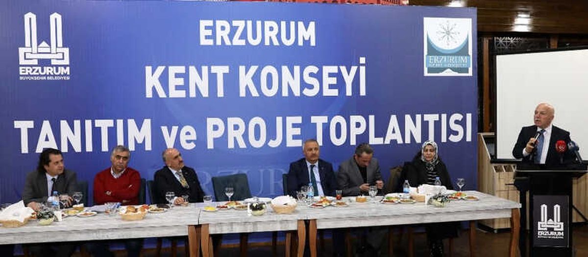 Erzurum Kent Konseyi\'nden Tanıtım ve Proje Toplantısı