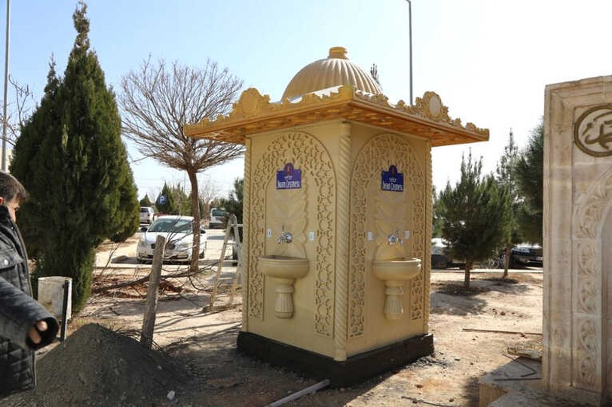 Kızıltepe\'de Hastane Bahçesine Çorba Çeşmesi Yapıldı