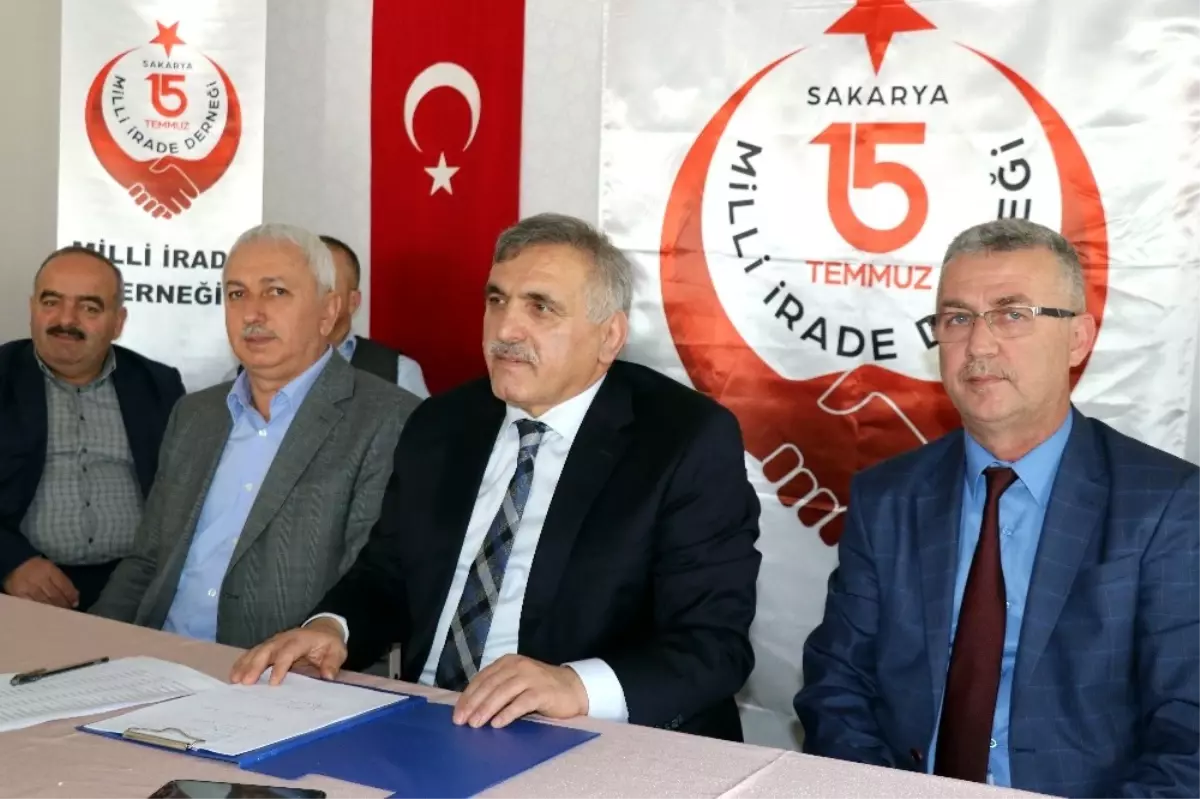 Sakarya 15 Temmuz Milli İrade Derneği Başkanı Ali İnci: "Gazilik Unvanı Sakarya\'nın Hakkı"