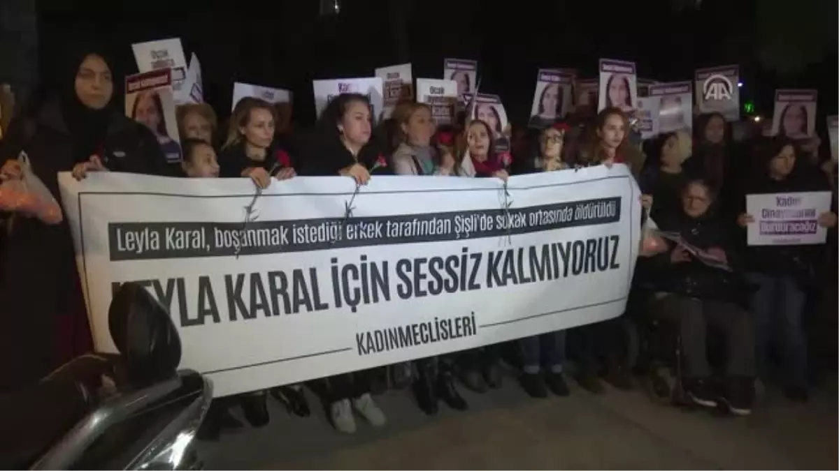 Şişli\'deki Cinayeti Protesto Edildi