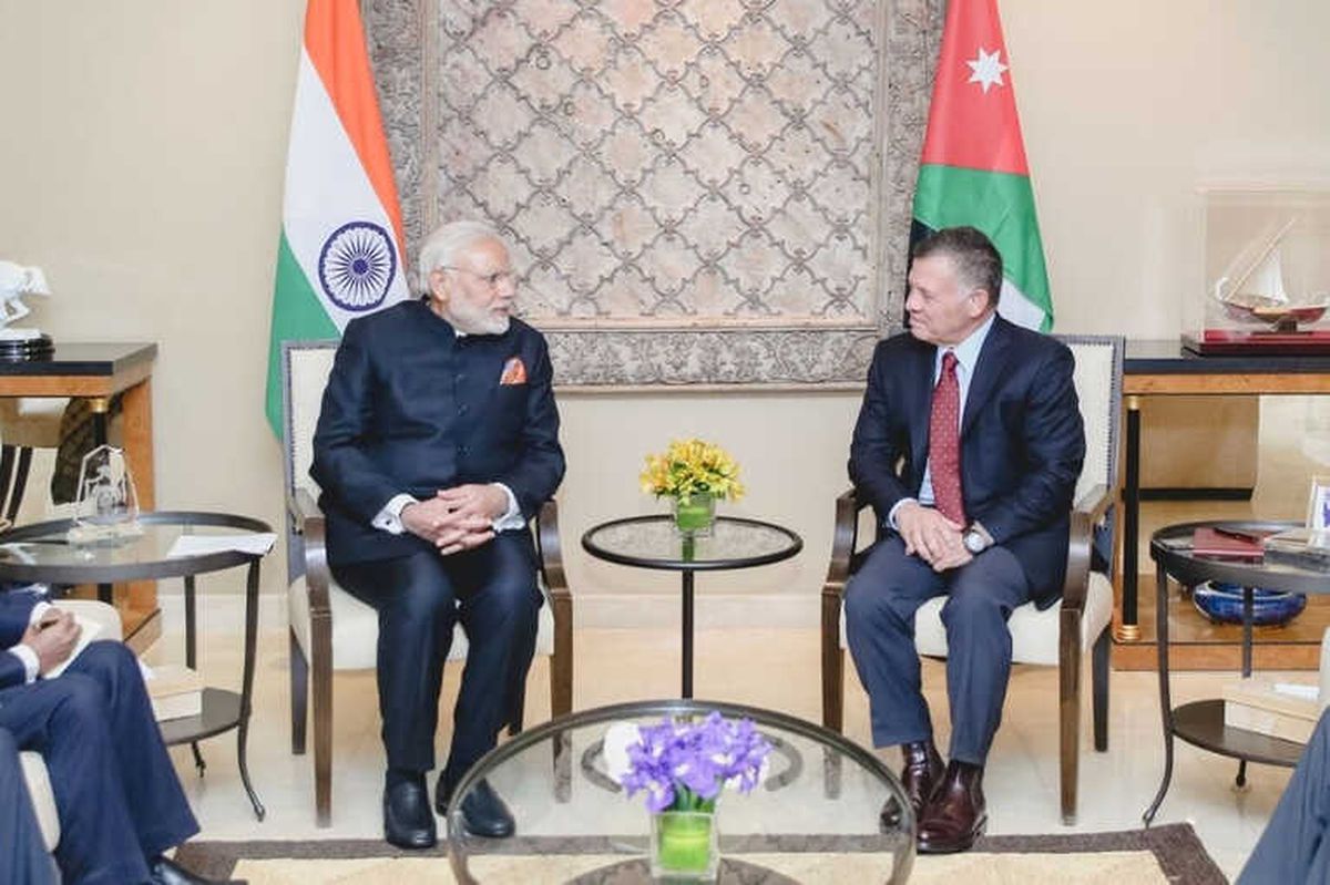 Ürdün Kralı Iı. Abdullah, Hindistan Başbakanı Modi ile Bir Araya Geldi