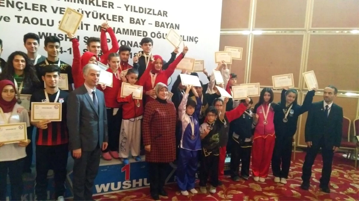 Wushu Şampiyonasında Yunusemre Belediyespor Fırtınası