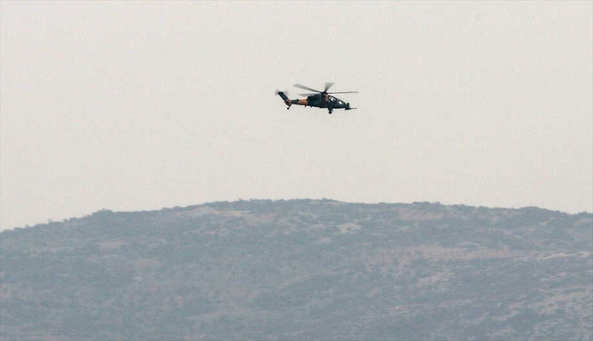 Afrin Bölgesinde Atak Helikopterin Kırıma Uğraması