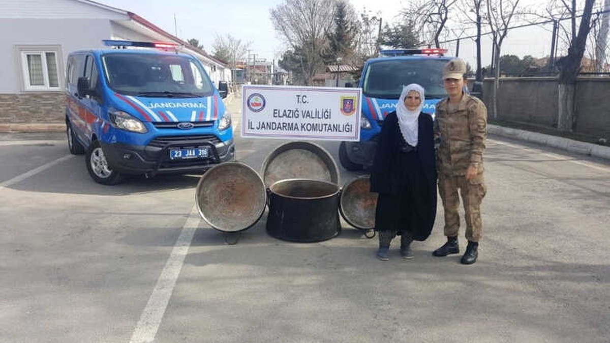 Bakır Kazanları Çalan Hırsız Tutuklandı