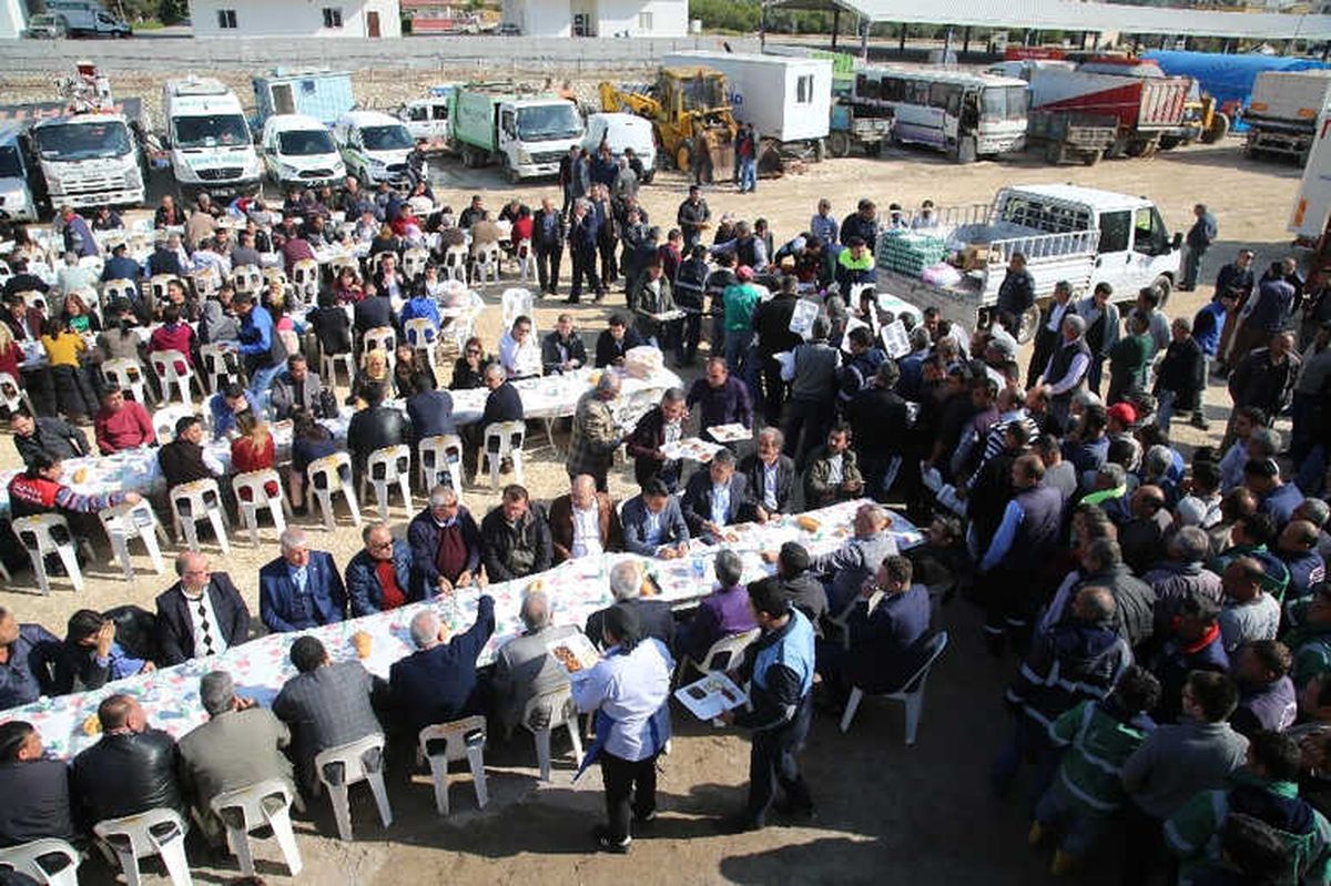 Belediye Personeli Gönül Sofrasında Buluştu