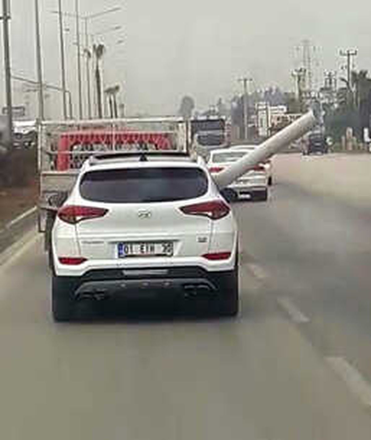 Cip ile Trafikte Boru Taşımacılığı