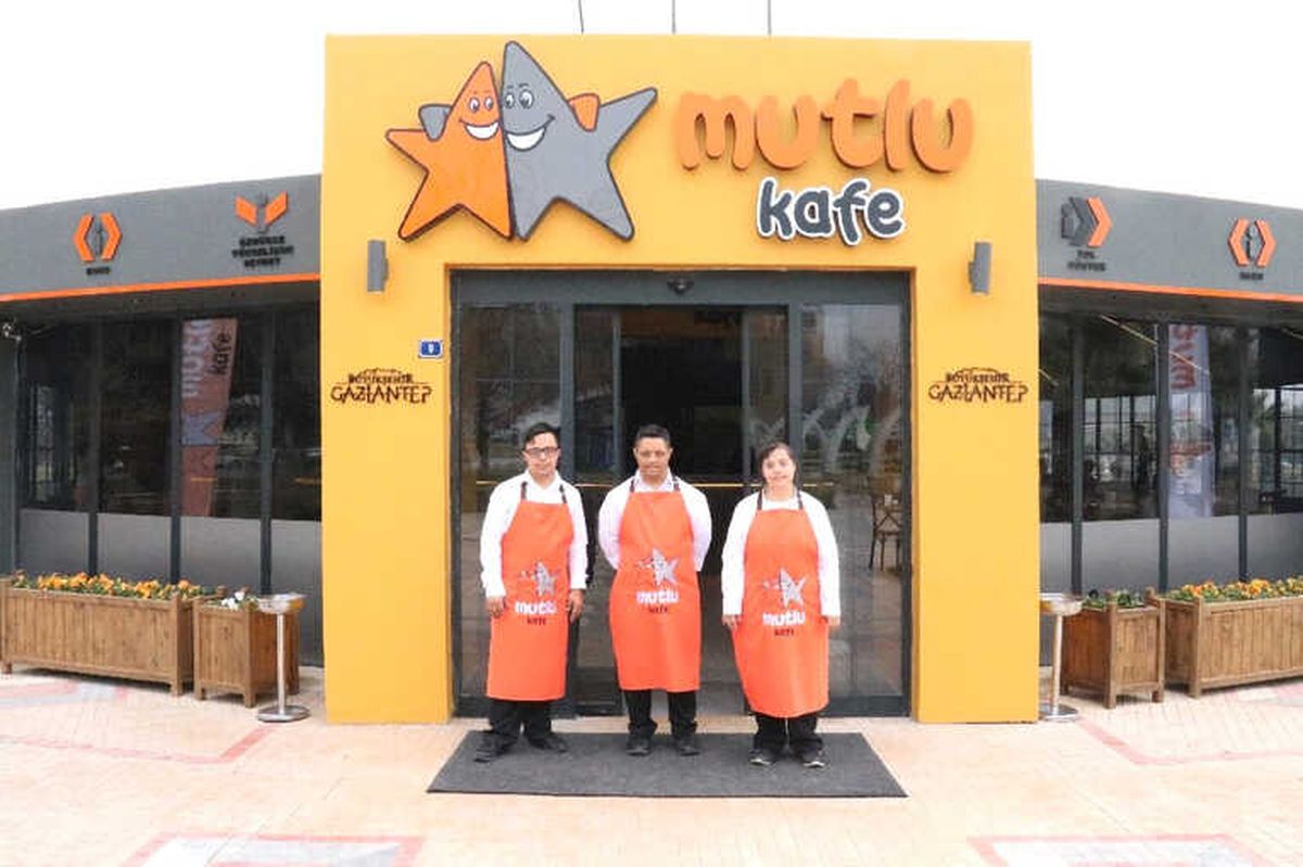 Down Sendromlular Bu Kafede Çok Mutlu