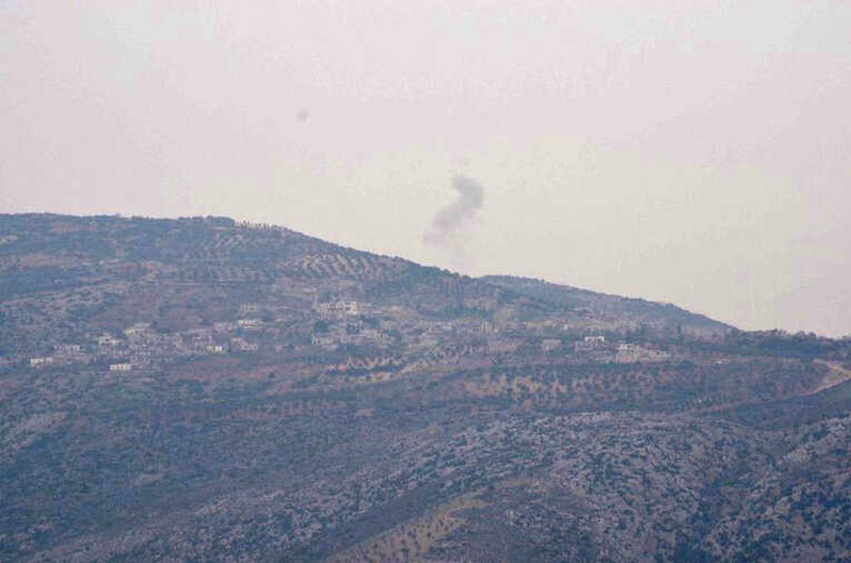 Raco Dağı Bombardımana Tutuldu