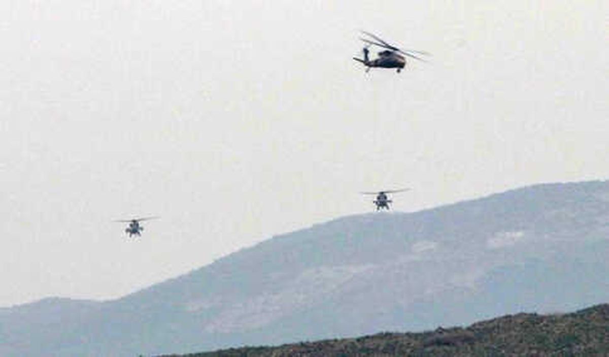 Sınırda Düşen Helikopter Sonrası Hareketlilik