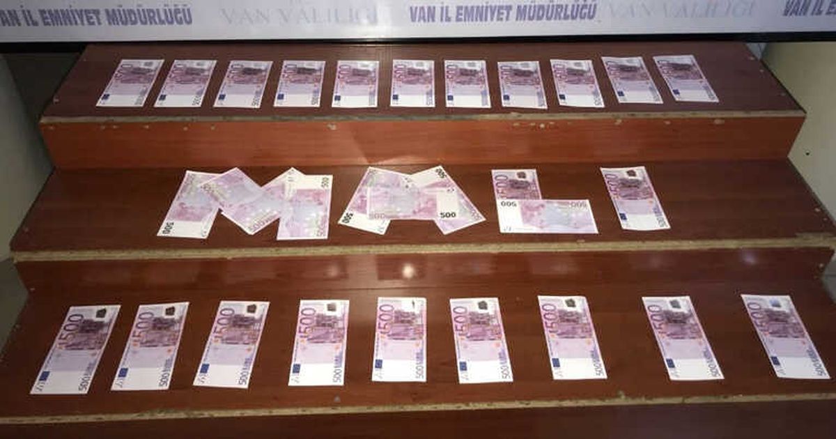 Van\'da Sahte 15 Bin Euro Ele Geçirildi
