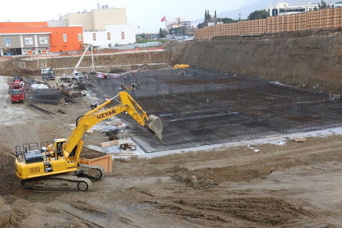 Manisa Prime Projesinde İlk Beton Döküldü
