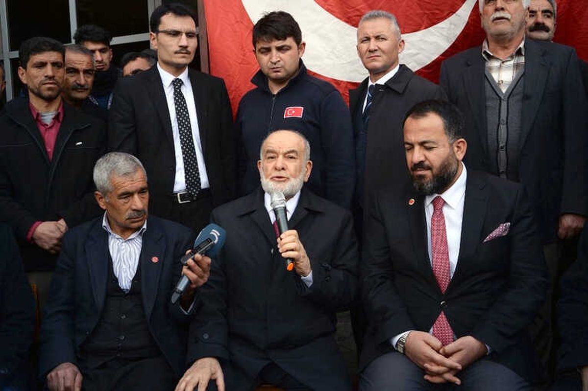 Saadet Partisi Genel Başkanı Karamollaoğlu Çelikhan İlçesini Ziyaret Etti