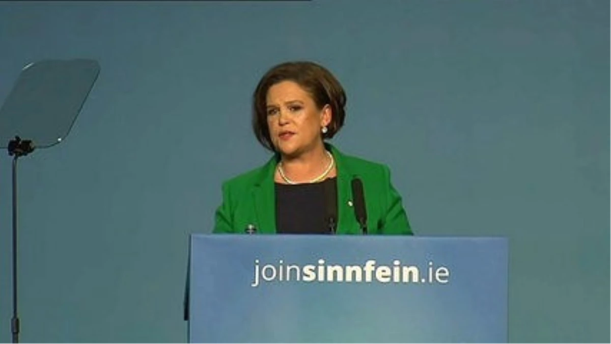 Sinn Fein\'in Yeni Lideri Mary Lou Mcdonald