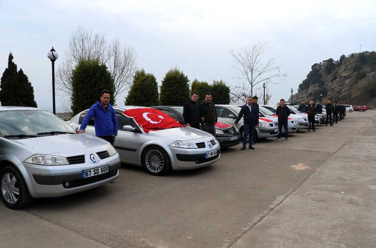 Zeytin Dalı Operasyonuna Konvoylu, Bayraklı Destek