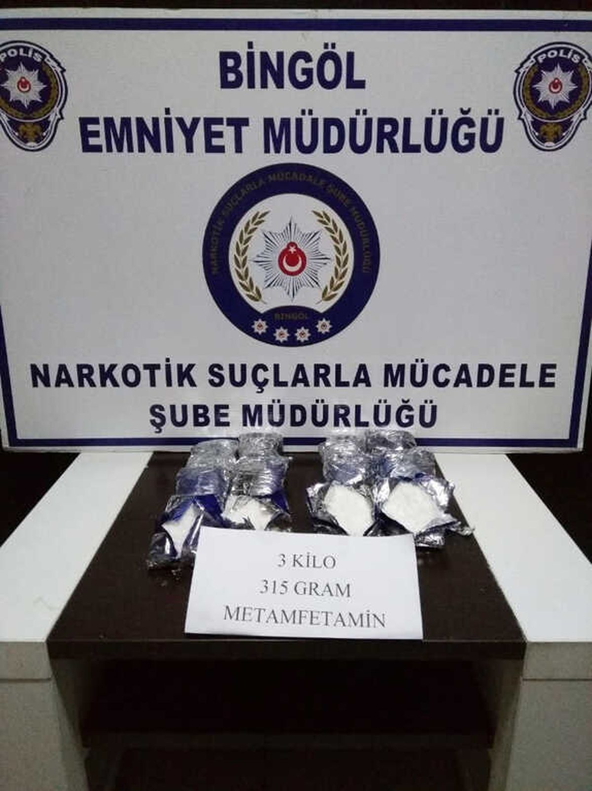 Bingöl\'de 500 Bin TL\'lik Uyuşturucu Ele Geçirildi