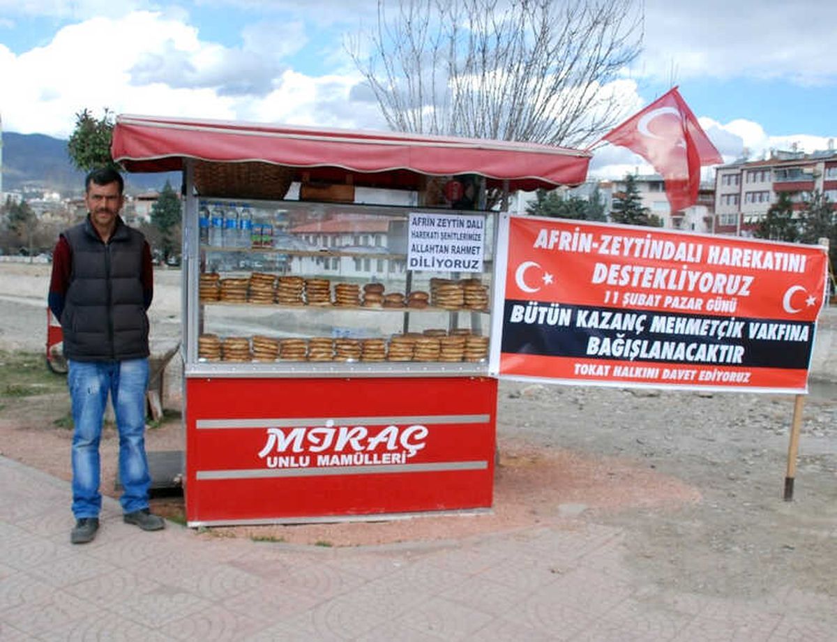 Simitçi 2 Günlük Kazancını Mehmetçik Vakfı\'na Bağışlayacak