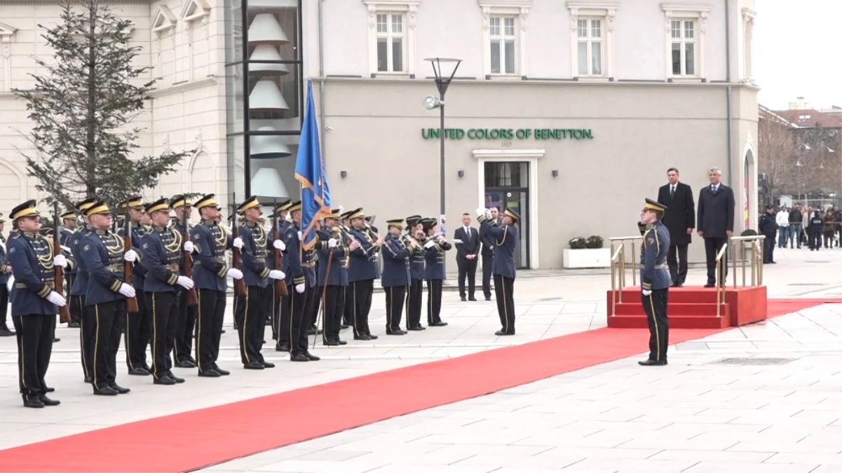 Slovenya Cumhurbaşkanı Pahor Kosova\'da