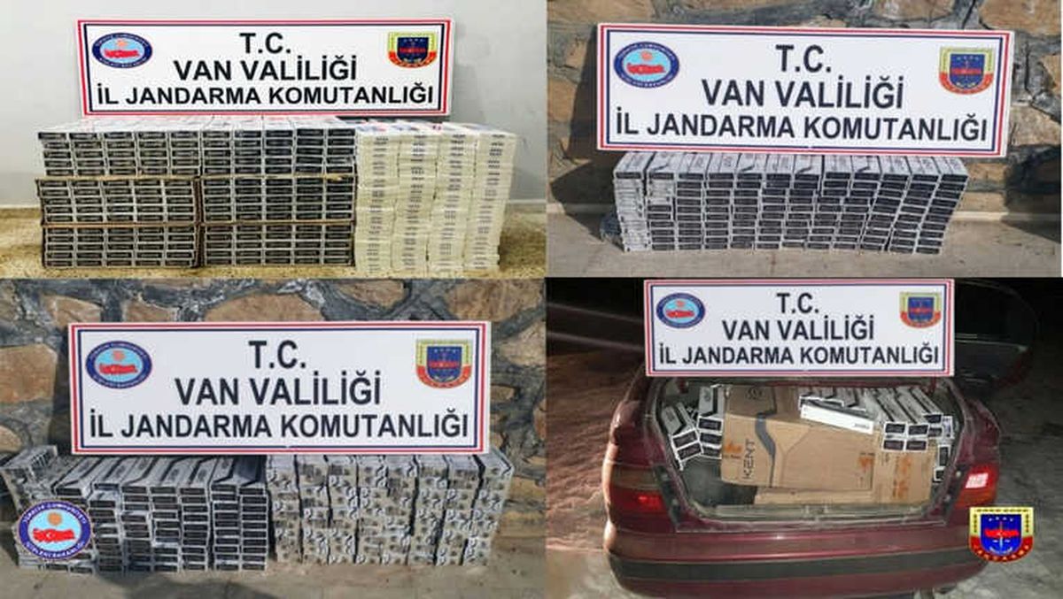 Van\'da Kaçak Sigara Operasyonu