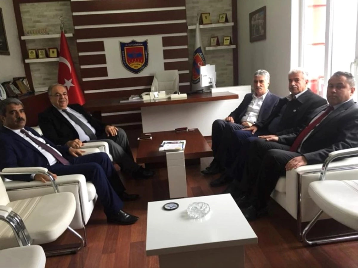 Başkan Kutlu Şoförler Odası Başkanı Ahmet Taş ile Bir Araya Geldi