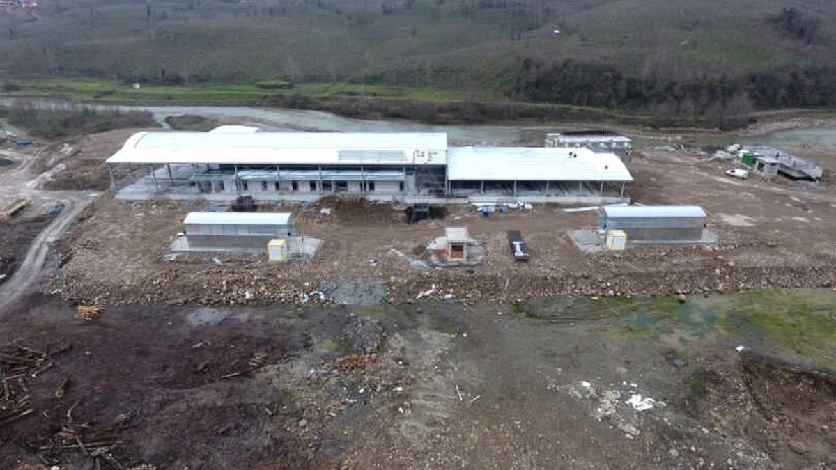 Fatsa Mezbaha ve Hayvan Pazarının Kaba İnşaatı Tamam