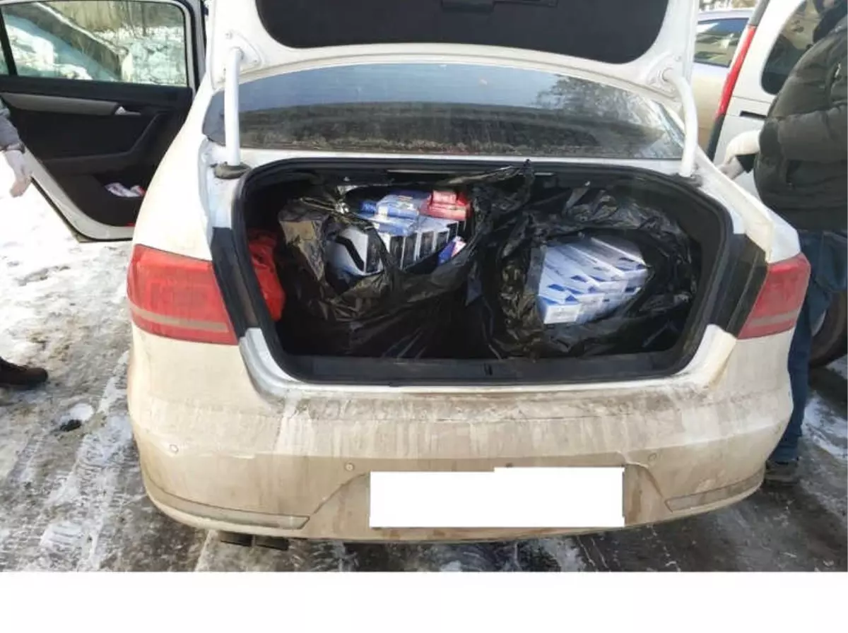 Kars\'ta, 6 Bin 40 Paket Kaçak Sigara Ele Geçirildi