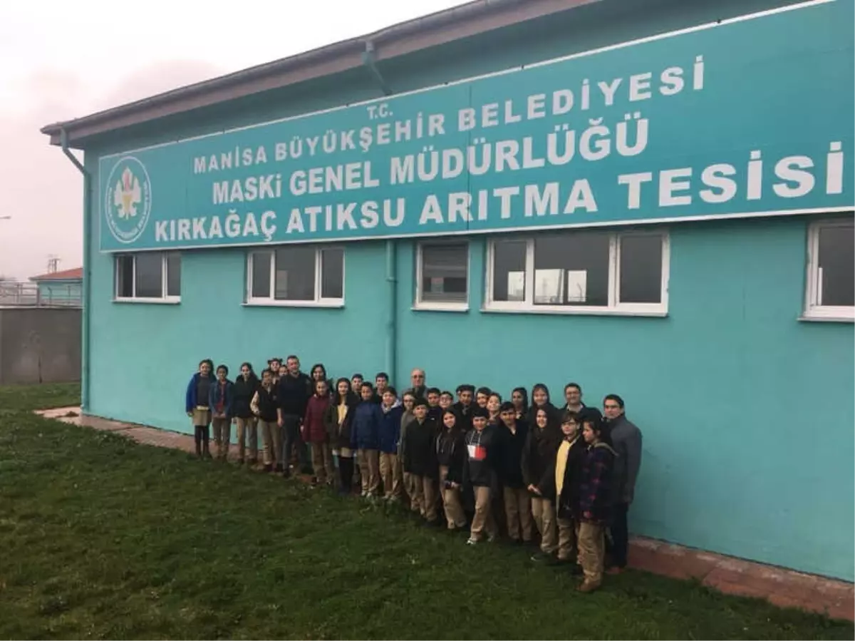 Kırkağaçlı Öğrenciler Atıksu Arıtma Tesisini Gezdi