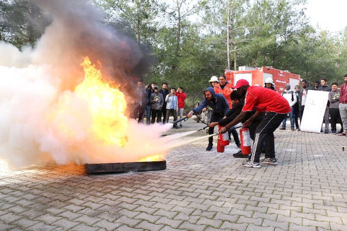 Öğrencilere Yangın Eğitimi