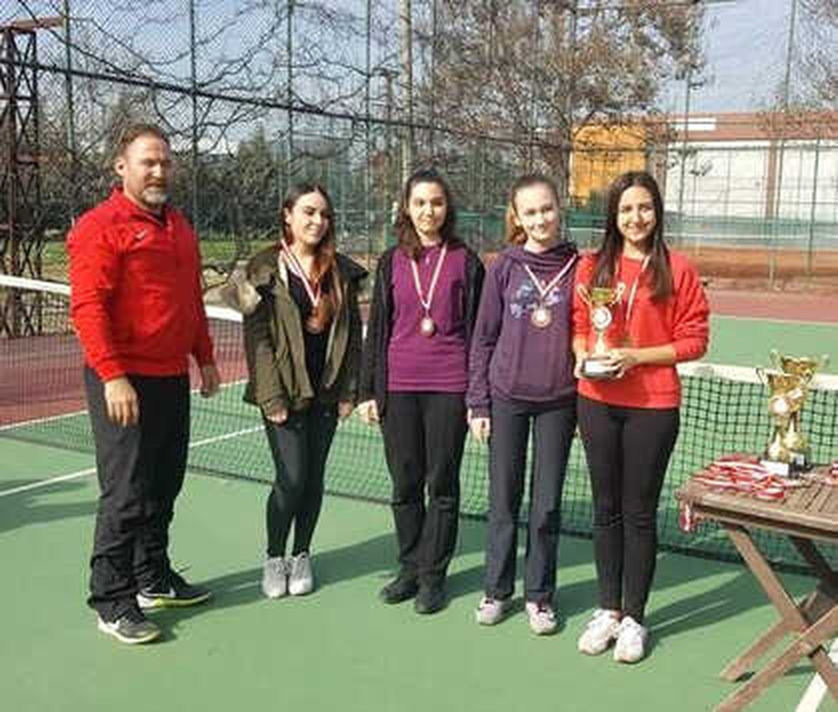 Okul Sporları Gençler Tenis İl Birinciliği Müsabakaları Sona Erdi