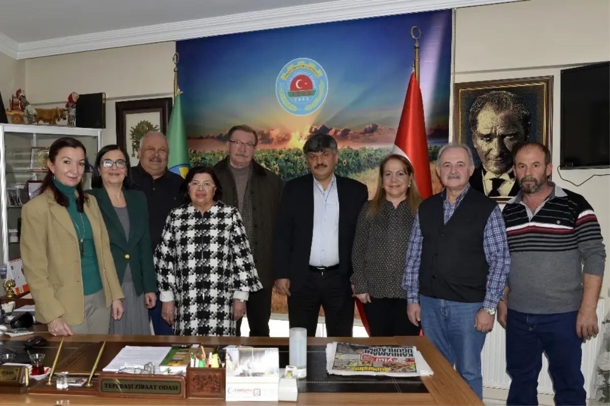 Tepebaşı Meclis Üyelerinden Ziraat Odasına Ziyaret