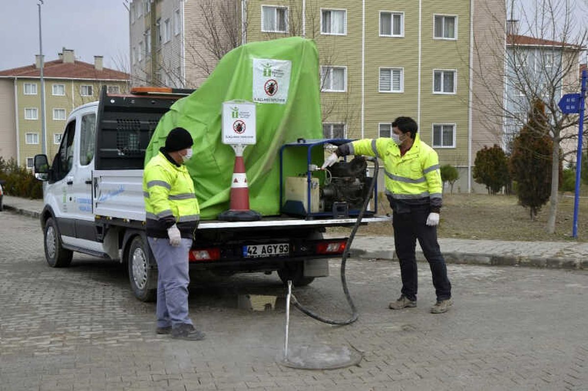 Tepebaşında İlaçlama Çalışmaları Sürüyor