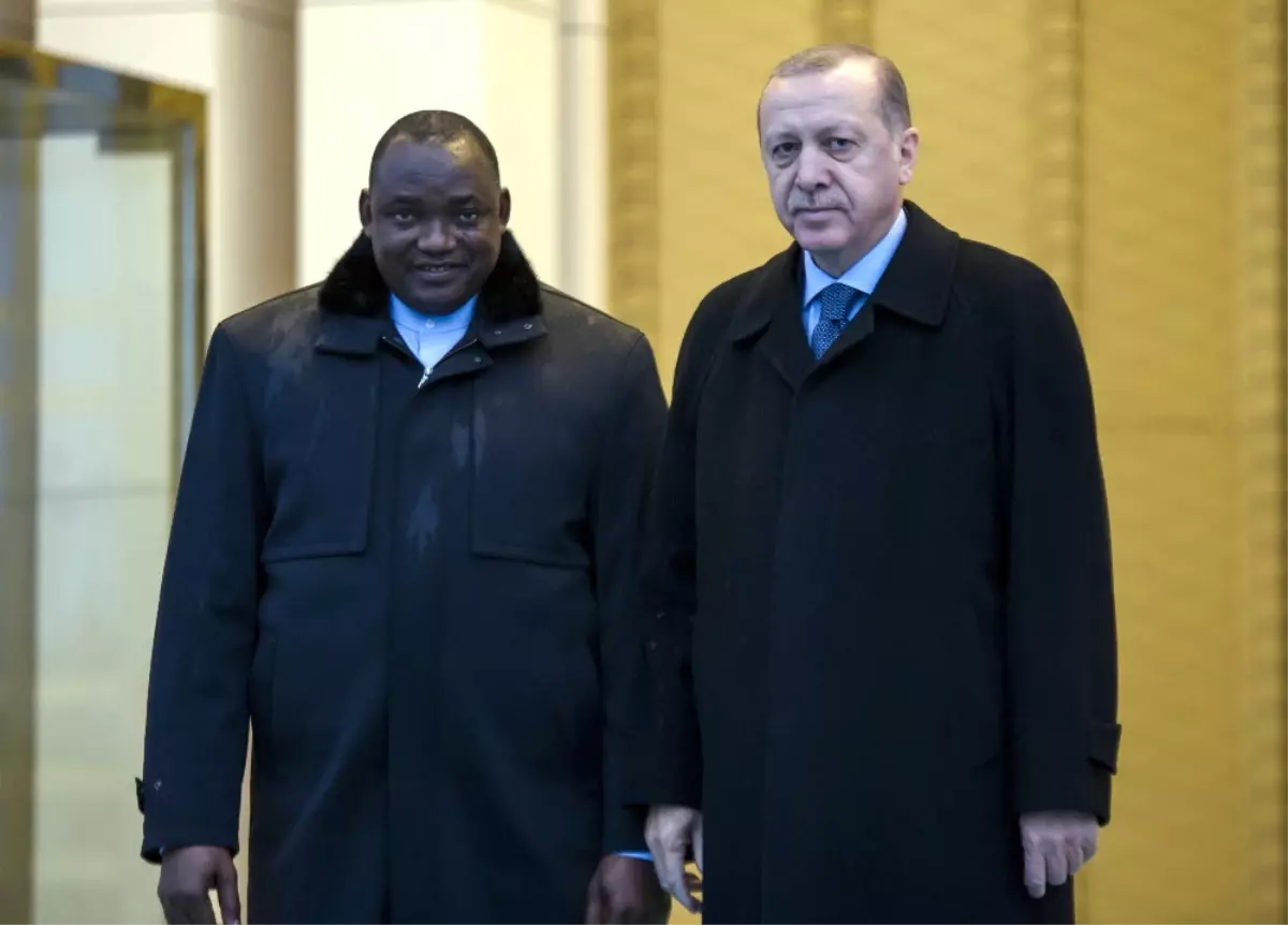 Cumhurbaşkanı Erdoğan Gambiyalı Mevkidaşını Resmi Törenle Karşıladı