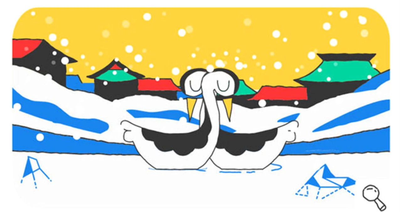 Google\'den Sürpriz Doodle! Sevgililer Günü ile Olimpiyatları Birleştirdi