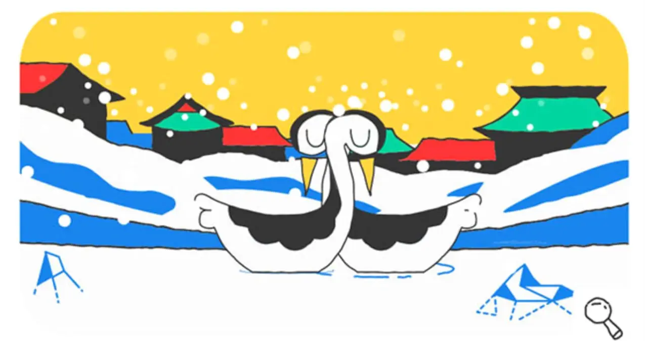 Google\'den Sürpriz Doodle! Sevgililer Günü ile Olimpiyatları Birleştirdi