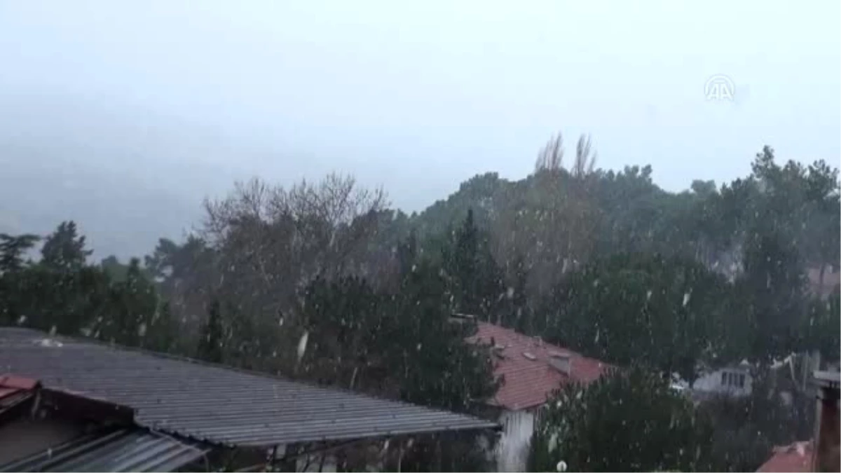 Manisa\'da Kar Yağışı