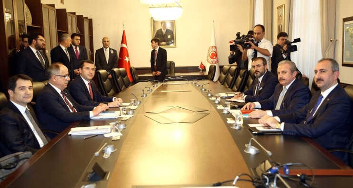 Milli Mutabakat Komisyonu Üyeleri Erdoğan\'ı Bilgilendirdi