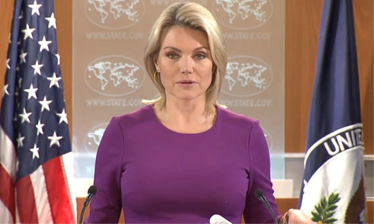 Nauert: "Görüşmelerle Sadece Türkiye\'nin Değil Suriye, ABD ve Diğerlerinin Faydasına Olacak Bir...