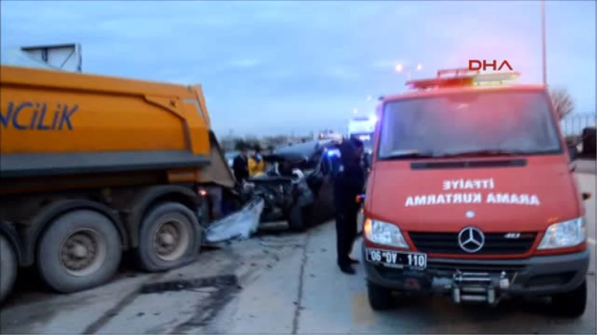 Ankara\'da Trafik Kazası: 4 Ölü, 1 Yaralı