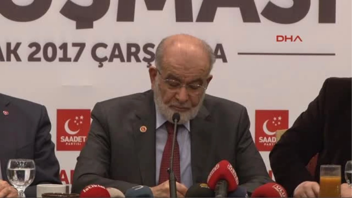 Arşivsaadet Partisi Genel Başkanı Temel Karamollaoğlu\'nun 18 Ocak 2018 Tarihindeki Açıklaması