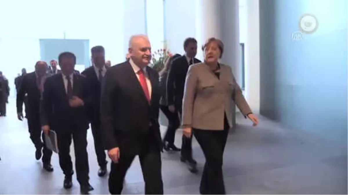 Başbakan Yıldırım, Almanya Başbakanı Merkel\'le Görüştü