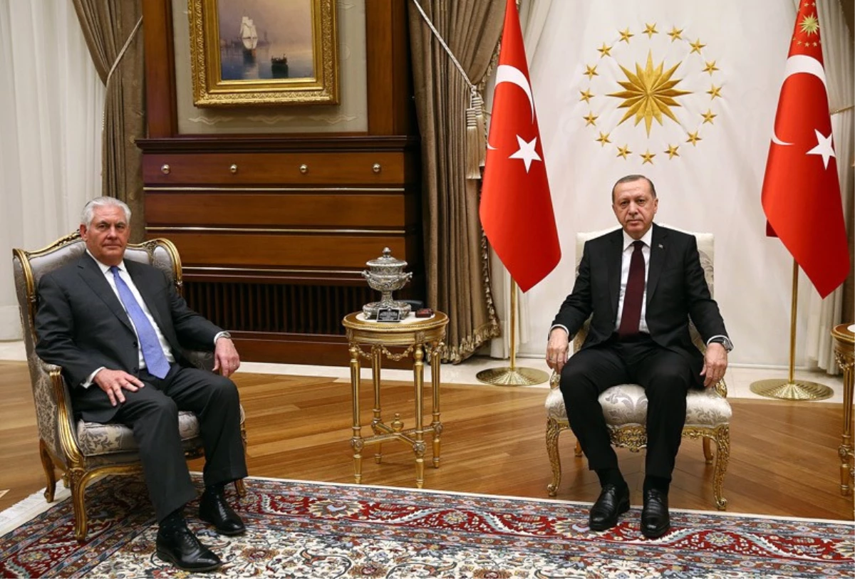 Erdoğan-Tillerson Görüşmesi 3 Saat 15 Dakika Sürdü, ABD\'den İlk Açıklama Geldi