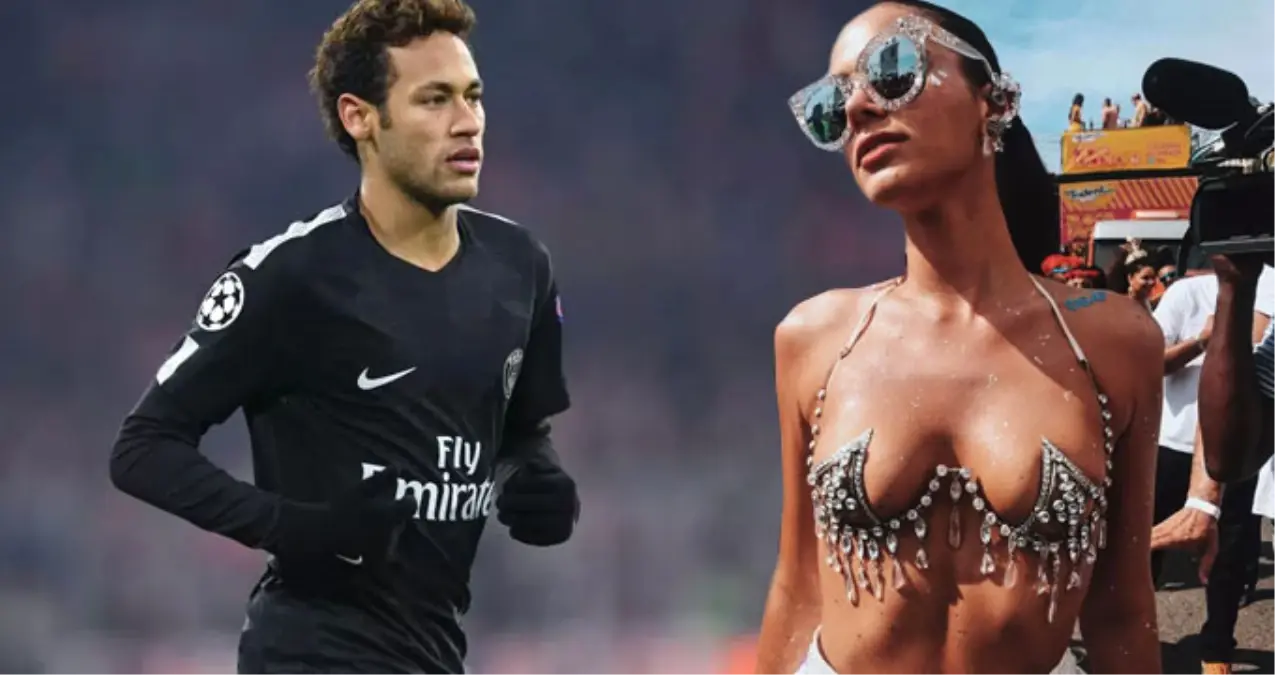 Neymar\'ın Sevgilisi, Rio Karnavalında Giydiği Kıyafetle Gözleri Şaşı Etti