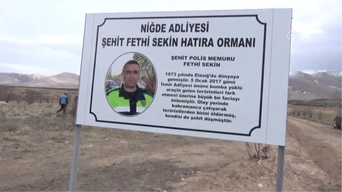 Şehit Polis Memuru Fethi Sekin Anısına Hatıra Ormanı