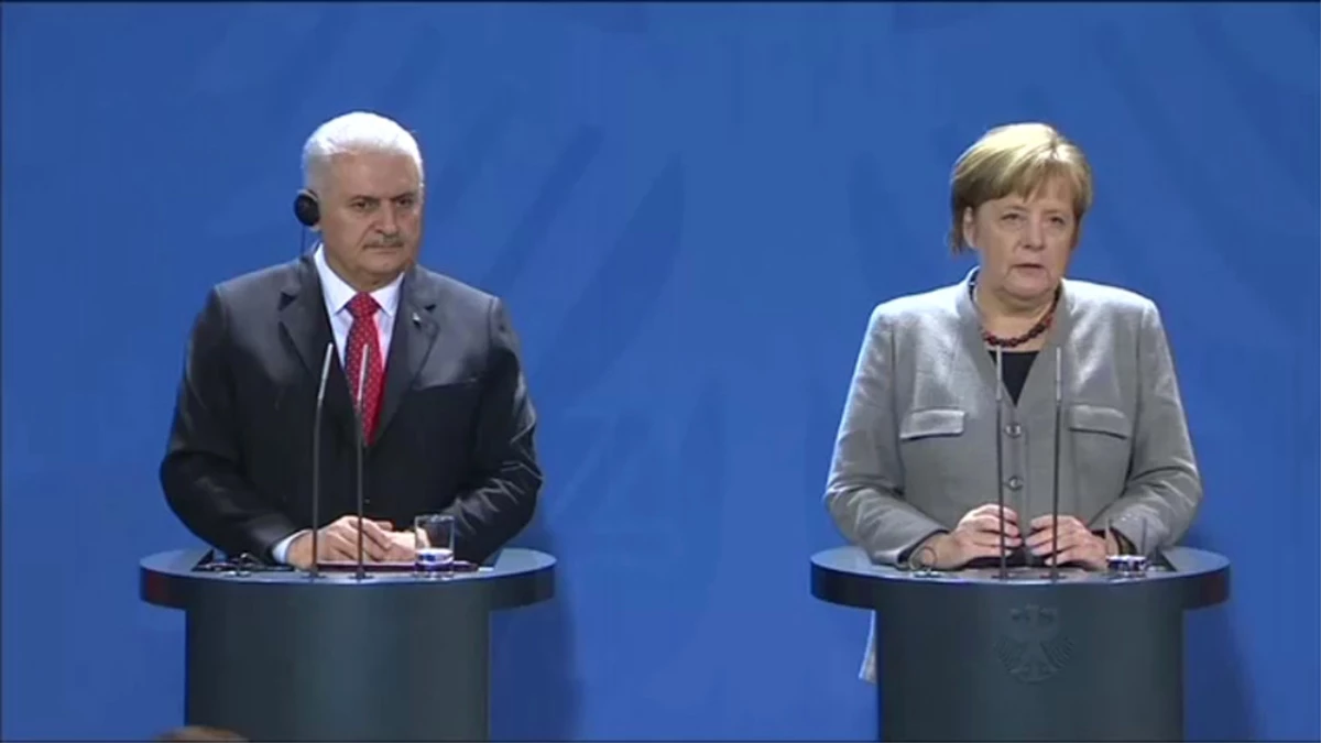 Yıldırım-Merkel Görüşmesi Sonrası Önemli Açıklamalar