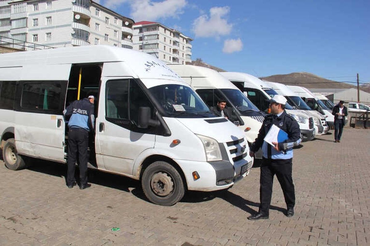 Zabıta Ekipleri Okul Servislerini Denetledi