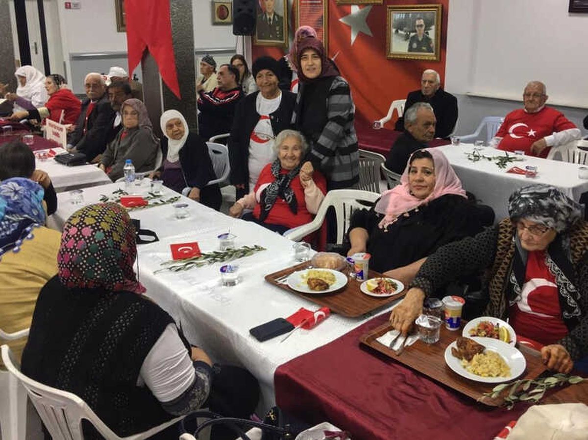 Afrin Şehitleri İçin Huzurevinde Mevlit Okutuldu