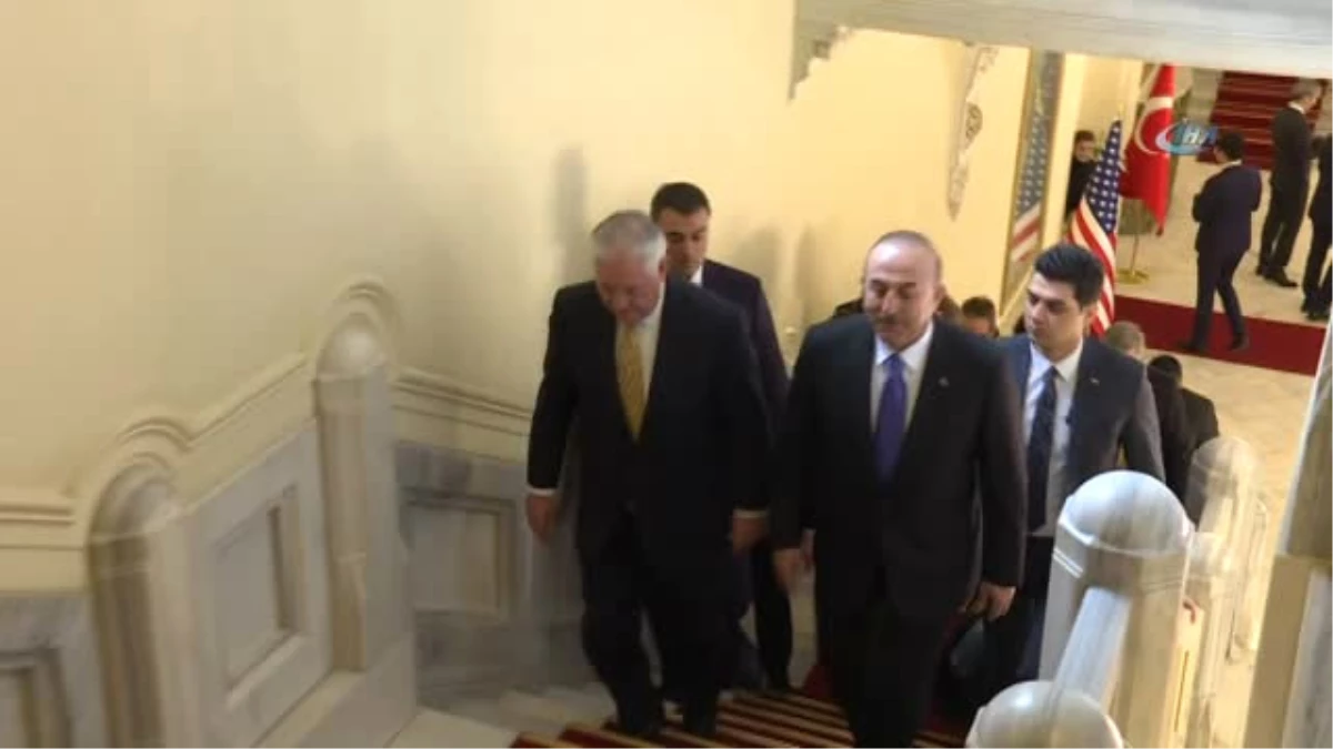 Dışişleri Bakanı Mevlüt Çavuşoğlu ve ABD\'li Mevkidaşı Rex Tillerson Görüştü