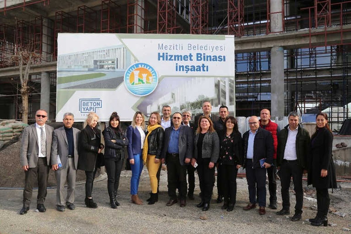 Mezitli\'de Daire Müdürleri Projeleri Yerinde İnceledi